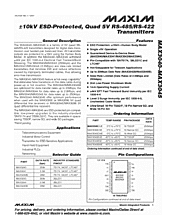 DataSheet MAX3043 pdf